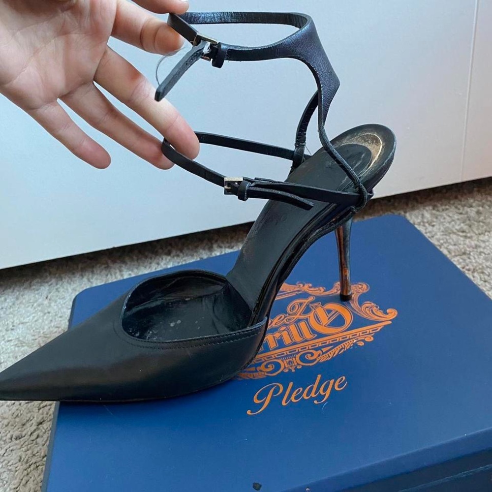 Elegant Black Stiletto Heels